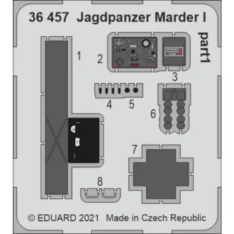 Eduard Jagdpanzer Marder I for Tamiya fotómaratás