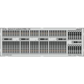 Eduard Typhoon K seatbelts STEEL (Zvezda)