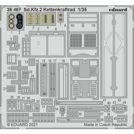 Eduard Sd. Kfz.2 Kettenkraftrad (Tamiya)