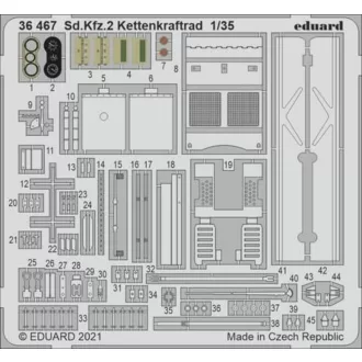 Eduard Sd.Kfz.2 Kettenkraftrad for TAMIYA fotómaratás