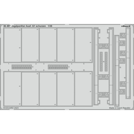 Eduard Jagdpanther Ausf. G1 schurzen (Academy)
