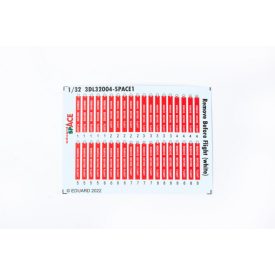 Eduard Remove Before Flight (white) SPACE