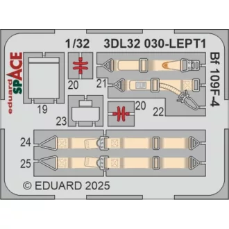 Eduard Bf 109F-4 SPACE HOBBY 2000 / HASEGAWA fotómaratás