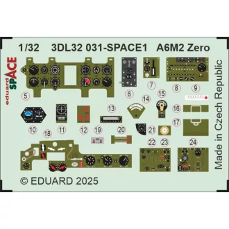 Eduard A6M2 Zero SPACE TAMIYA fotómaratás