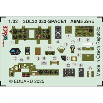 Eduard A6M5 Zero SPACE TAMIYA fotómaratás