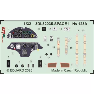 Eduard Hs 123A SPACE for ICM fotómaratás