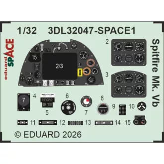 Eduard Spitfire Mk.Vb SPACE for Kotare fotómaratás