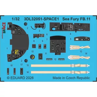 Eduard Sea Fury FB.11 SPACE for DBMK fotómaratás