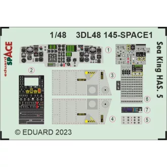 Eduard Sea King HAS.5 SPACE AIRFIX fotómaratás