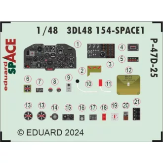 Eduard P-47D-25 SPACE fotómaratás