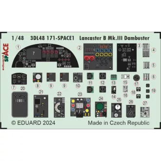 Eduard Lancaster B Mk.III Dambuster SPACE HKM fotómaratás