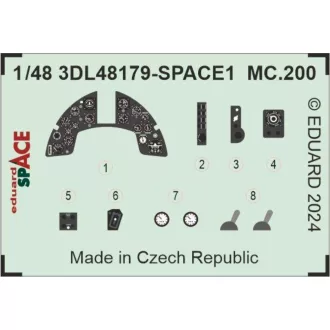Eduard MC.200 SPACE ITALERI fotómaratás