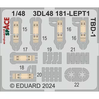 Eduard TBD-1 SPACE HOBBY BOSS fotómaratás