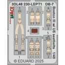 Eduard DB-7 Boston III w/ US seatbelts SPACE HKM fotómaratás