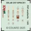Eduard F6F seatbelts SPACE fotómaratás