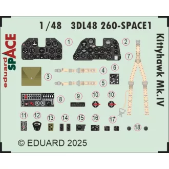 Eduard Kittyhawk Mk.IV SPACE for Eduard fotómaratás