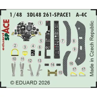 Eduard A-4C SPACE for Hobby Boss fotómaratás