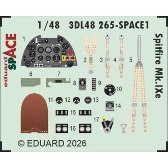 Eduard Spitfire Mk.IXe SPACE for Airfix fotómaratás