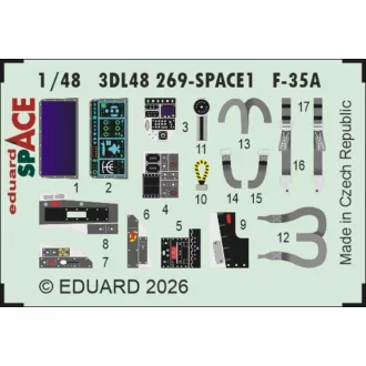 Eduard F-35A SPACE for Italeri fotómaratás