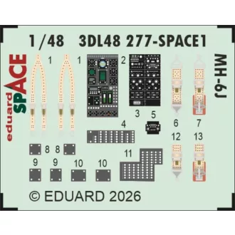 Eduard MH-6J SPACE for ICM fotómaratás