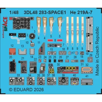 Eduard He 219A-7 SPACE for Tamiya fotómaratás