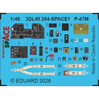 Eduard P-47M SPACE for Tamiya fotómaratás
