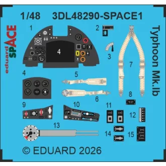   Eduard Typhoon Mk.Ib SPACE for Hasegawa / Hobby 2000 fotómaratás
