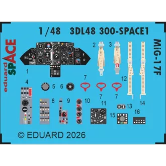 Eduard MiG-17F SPACE for Kinetic fotómaratás
