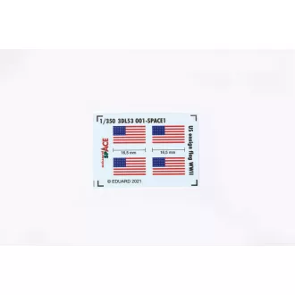 Eduard US ensign flag WWII SPACE fotómaratás