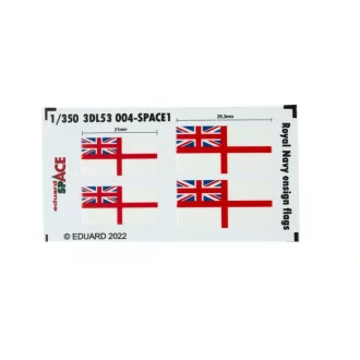 Eduard Royal Navy ensign flags SPACE fotómaratás