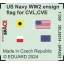 Eduard US Navy WW2 ensign flag for CVL, CVE, CL & DD SPACE fotómaratás