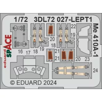 Eduard Me 410A-1 SPACE AIRFIX fotómaratás