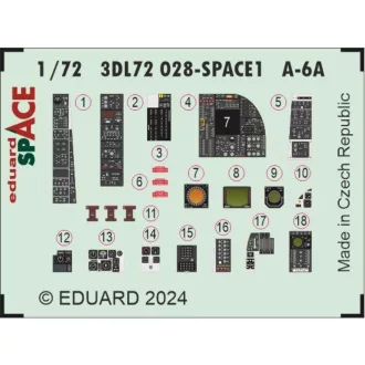 Eduard A-6A SPACE TRUMPETER fotómaratás