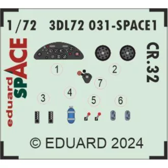 Eduard CR.32 SPACE ITALERI fotómaratás
