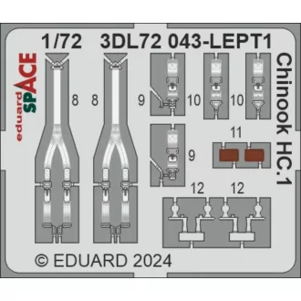 Eduard Chinook HC.1 SPACE AIRFIX fotómaratás