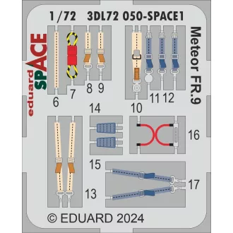 Eduard Meteor FR.9 SPACE AIRFIX fotómaratás