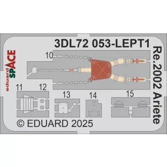 Eduard Re.2002 Ariete SPACE ITALERI fotómaratás