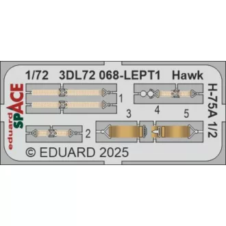Eduard Hawk H-75A 1/2 SPACE ARMA HOBBY fotómaratás
