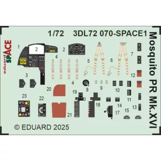   Eduard Mosquito PR Mk.XVI SPACE for Special Hobby fotómaratás