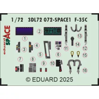 Eduard F-35C SPACE for Tamiya fotómaratás