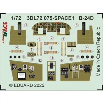 Eduard B-24D SPACE for Airfix fotómaratás