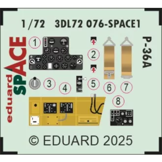 Eduard P-36A SPACE for Arma Hobby fotómaratás
