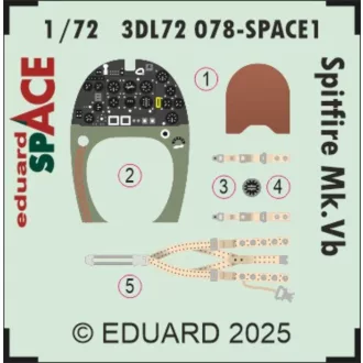 Eduard Spitfire Mk.Vb SPACE for Eduard fotómaratás