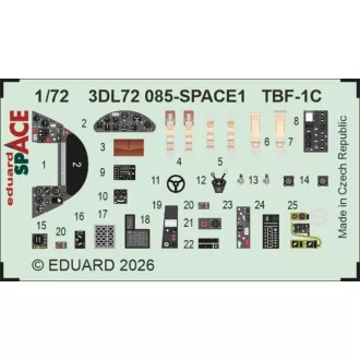 Eduard TBF-1C SPACE for Hobby Boss fotómaratás