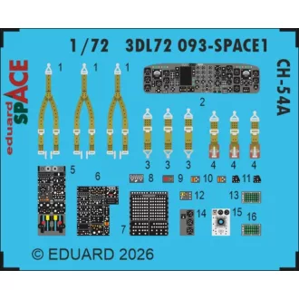 Eduard CH-54A SPACE for ICM fotómaratás