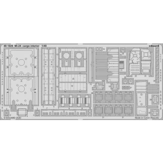 Eduard Mi-24 cargo interior for Zvezda fotómaratás