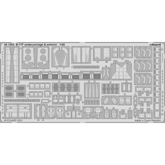 Eduard B-17F undercarriage & exterior for HKM fotómaratás