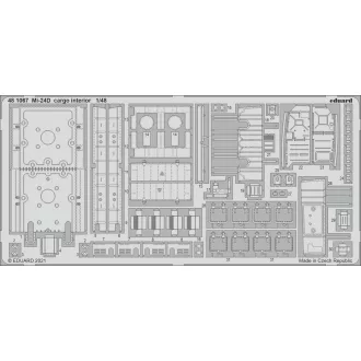Eduard Mi-24D cargo interior for EDUARD fotómaratás