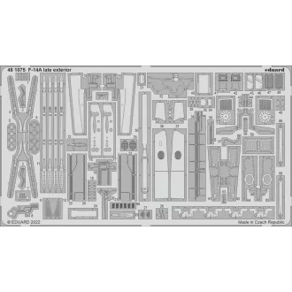 Eduard F-14A late exterior for TAMIYA fotómaratás