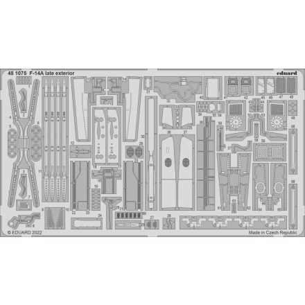 Eduard F-14A late exterior (Tamiya)